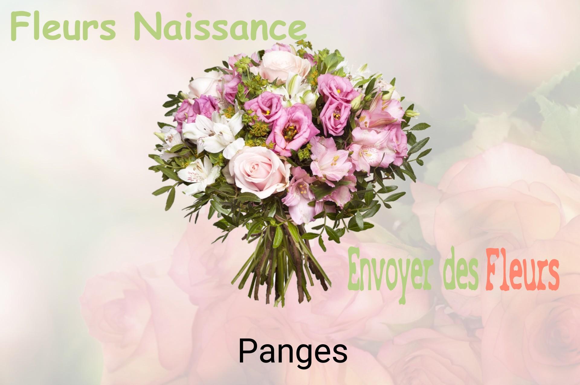 Bouquet de fleurs de naissance livré à Panges